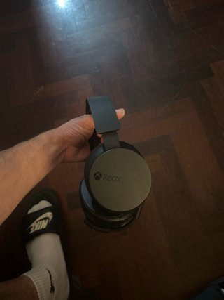 Auriculares Xbox Negros con micrófono.