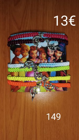 Pulseras con corazón y frase