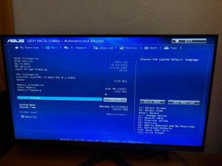 Computer desktop ASUS