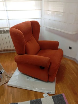 Pareja de sillones individualesl giratorios