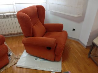 Pareja de sillones individualesl giratorios