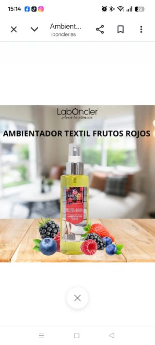 Ambientador Textil Frutos Rojos LabOncler