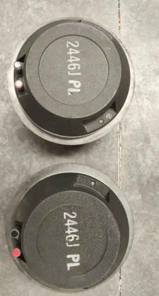 2 Drivers JBL 2446J PL Agudos Trompetas Vintage