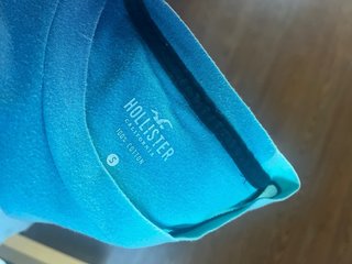 Camiseta Hollister Azul/Turquesa