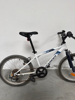 Bicicleta Rockrider Blanca