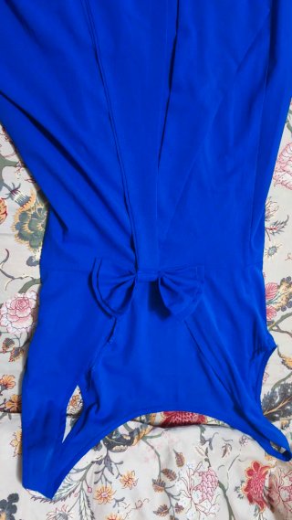 Vestido largo azul