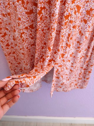 Vestido floral Pull&Bear talla M