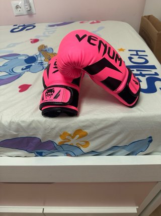 Guantes Boxeo Niña Rosa Venum NUEVO