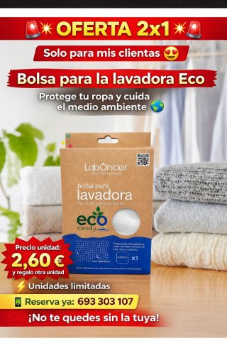 Bolsa lavadora Eco 40x100cm