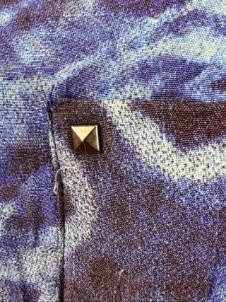 Desigual Camicia Donna M Oversize Blu Strass