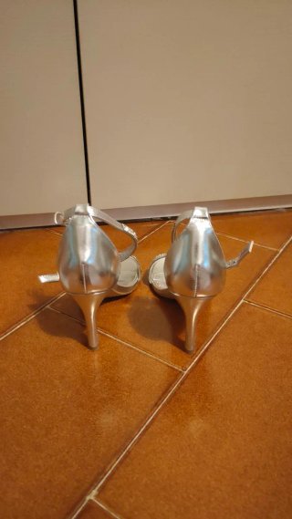 Scarpe eleganti tacco alto Sweet Shoes argento