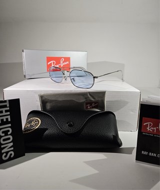 Occhiali Ray Ban RB 3947 Argento Blu
