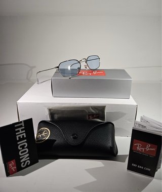 Occhiali Ray Ban RB 3947 Argento Blu