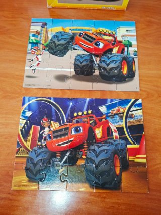 2 Puzzles Blaze y los Monster Machines