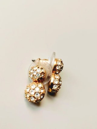 Pendientes vintage dorados