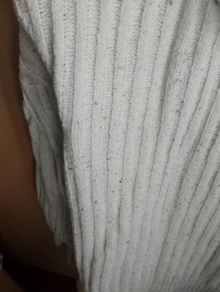 Jersey Pull&Bear cuello redondo blanco S