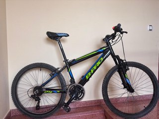 Bicicleta B-Pro Montaña Negra y Verde
