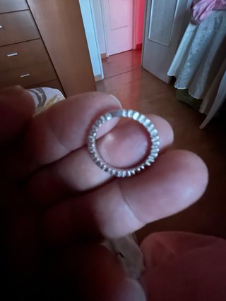 Anillo Tous Plata y Rosa