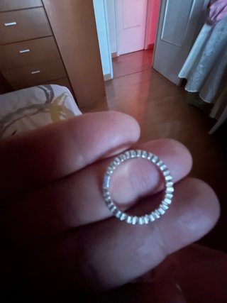Anillo Tous Plata y Rosa