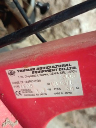 Motocultor Yanmar 1035