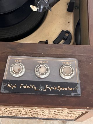 Gramofono/Tocadiscos Philco RC12/4D . Vintage 1959