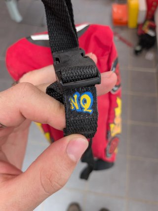 Riñonera Cars Rayo McQueen Roja