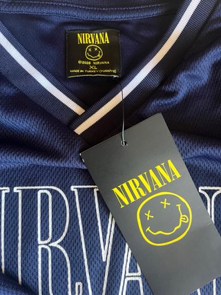 Camiseta Nirvana Football Americano Talla L