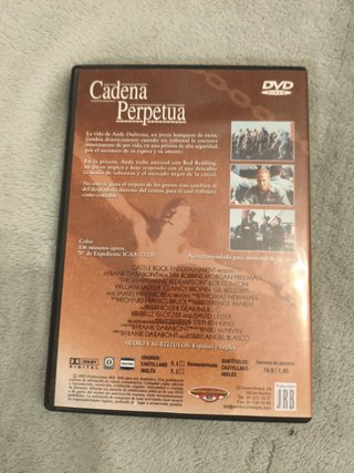 Cadena Perpetua DVD Edición Remasterizada