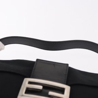 FENDI Mamma Baguette Shoulder Bag Cotton Jersey