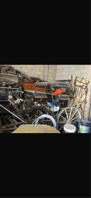 Coche de caballo antiguo