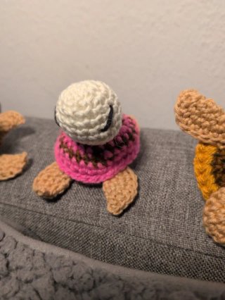 3 Tartarughe Amigurumi Fatte a Mano