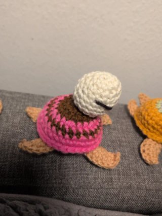 3 Tartarughe Amigurumi Fatte a Mano