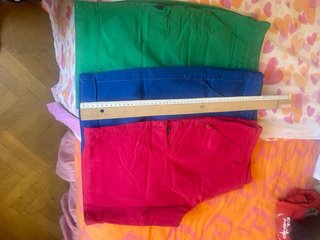 Bermudas de algodón varios colores