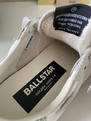 Zapatillas Golden Goose Ball-Star Mujer Blanco/Pla