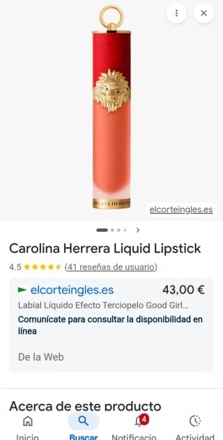 Pintalabios Carolina Herrera Good Girl Velvet