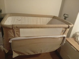 Minicuna colecho Kesser Hubi 3en1 Gris Claro