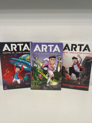 1º, 2º Y 3º LIBROS DE LA COLECCIÓN DE ARTA