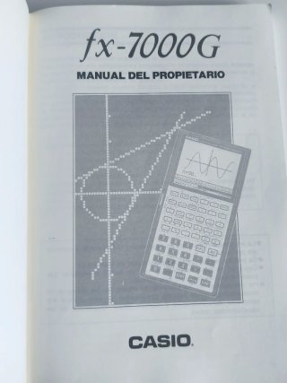 Manual Calculadora Casio fx-7000G