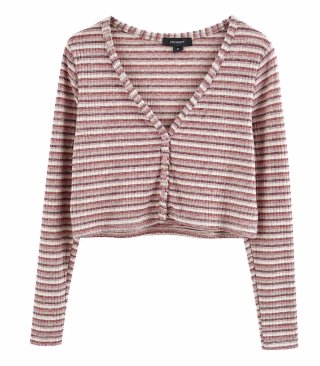 Camiseta OFERTA crop Primark rayas S