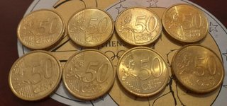 8 Monete 50 Centesimi Euro Vaticano Anni Diversi