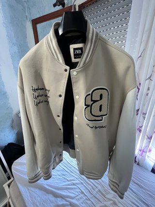 Chaqueta Bomber Zara University Talla L