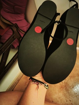 Bailarinas Oysho negras con etiqueta - Talla 37