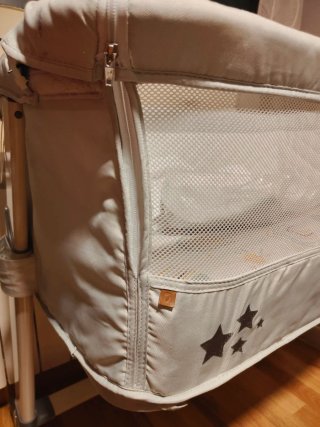 Cuna colecho Little Dreamer gris