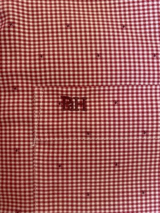 Camisa Pedro del Hierro cuadros roja y blanca