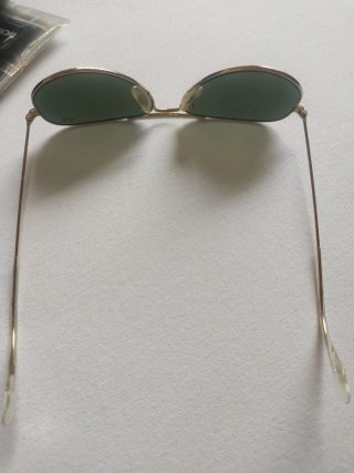Gafas aviador raiban verdes y oro