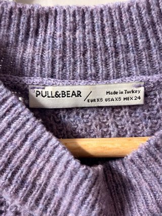 Jersey Pull&Bear Morado Talla M