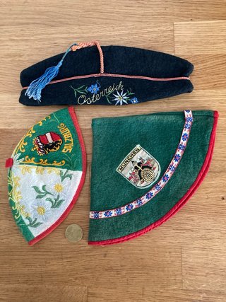 Gorros antiguos: Austria, Salzsburgo, Múnich
