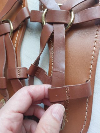 Sandalias Jonak piel marrón T39 modelo Wora