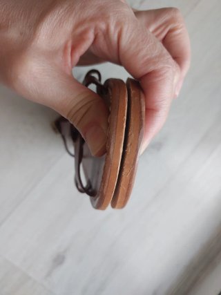 Sandalias Jonak piel marrón T39 modelo Wora