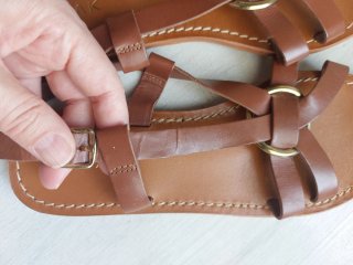 Sandalias Jonak piel marrón T39 modelo Wora